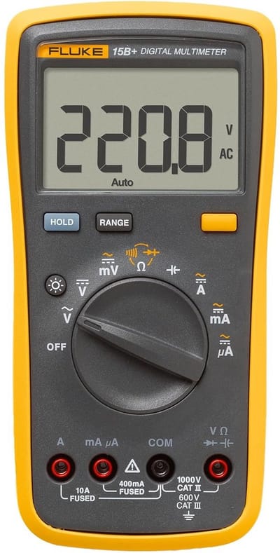 Digitale Multimeter voor Elektrische Metingen AC/DC Spanning en Stroom tot 1000V/10A