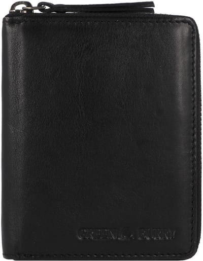 GREENBURRY Leren portemonnee Colombiana RV-Wallet RFID Black zwart