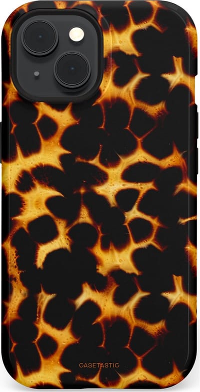 Casetastic Hoesje Geschikt voor Apple iPhone 15 Magsafe - Stijlvolle Beschermende Duo-layer Case - Gevaarlijkspoor