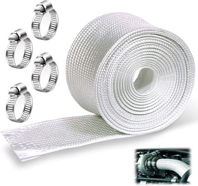 Verlengde uitlaatslang 25 mm voor staande kachels, 160 cm hittebestendige slang voor noodgeneratoren, isolatieslang voor verwarming en ventilatie