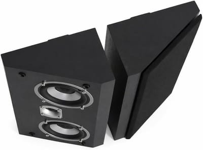 Dynavoice Magic FX-4 Black – Surround Speakers Home Cinema (Pair), Wall Speakers/Ceiling Speakers, Dolby Atmos compatible.