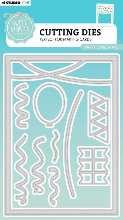 Cutting die Sweet stories - Party cardshape nr. 820