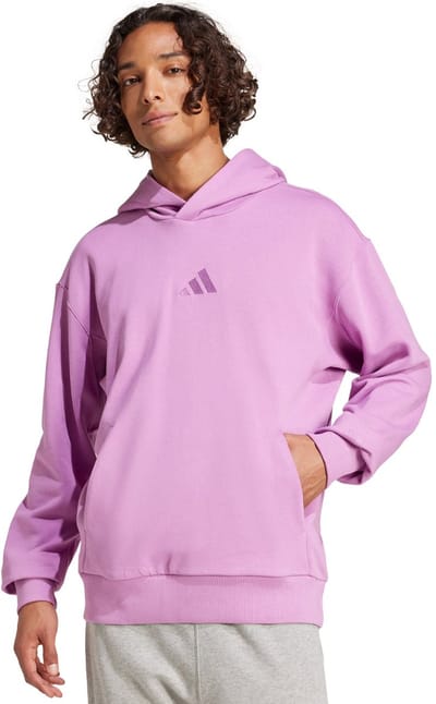 adidas ALL SZN French Terry Hoodie Heren Paars - Maat M