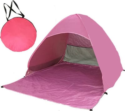 Livano Strandparaplu - Extra Sterke Parasol - Winddicht Paraplu - Strand - Outdoor - UV Bescherming - Roze