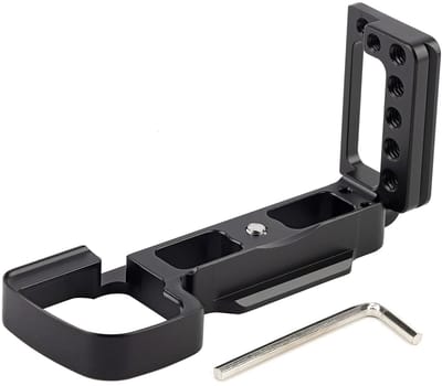 Dailygoods- L-plaatbeugel Aluminium - Snelkoppelingsplaat - Verticaal Fotograferen - Camera Beugel - Krasbestendig - Gemakkelijke Toegang - Camera Plate