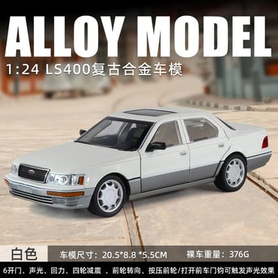 1:24 Lexus Ls400 Ucf10 Luxe Auto Legering Metaal Diecast Model Auto Huisdecoratie & Computer Desktop Ornamenten Vakantie Cadeau Speelgoed