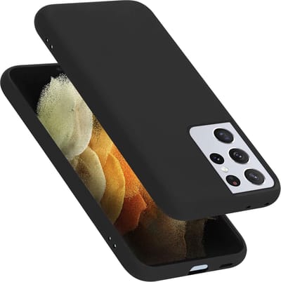 Soft Backcover Hoesje Geschikt voor: Samsung Galaxy S22 Ultra Silicone - Zwart - ZT Accessoires
