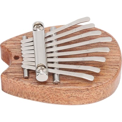 8 Toons Kalimba Mini Duimpiano Kindercadeau Buiten Vrijetijds Instrumenten Kattenoor Vorm white