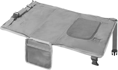 Vliegtuig Bed - Reismat - Comfortabel Reizen - Dubbele Functie - 30 x 26 x 5 cm - Grijs