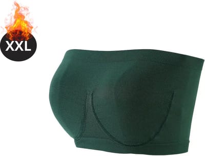 Bovista BH Zonder Beugel - Zonder Bandjes - Push-up Bh's - Comfort Beha - Comfortabel - Sterk - Groen - Maat XXL