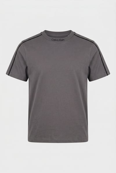 Calvin Klein Boys Embro Piping S/s T-shirt Coal Taglia: 6 | T-shirt Outlet | kids