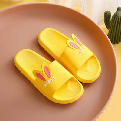 Dames Pantoffels Kawaii Schoenen Flats Zomer Mode Casual Schattig Dames Strand Huis Slides Antislip Badkamer 36-37 geel
