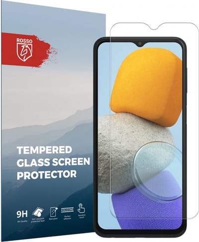 Rosso 9H Tempered Glass Screen Protector Geschikt voor Samsung Galaxy M23/A23 | Glasplaatje | Beschermlaag | Beschermglas | 9H Hardheid