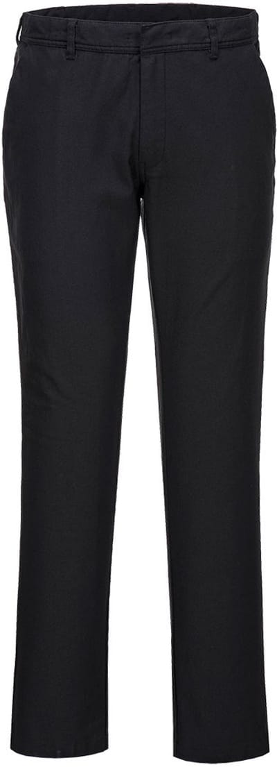 Portwest Stretch Slim Chino Broek S232 - Zwart - 28