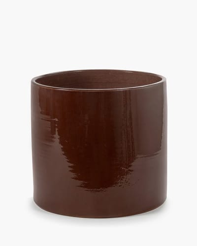 Vincent Van Duysen Flower Pot B7625004-704 04 Brown Vaso 41 cm