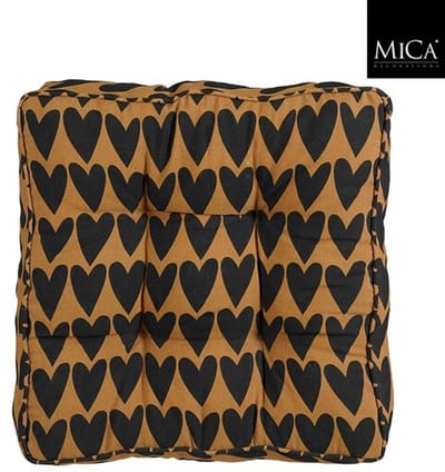 Mica Decorations Katja Matras Kussen - 47 x 47 x 10cm - Bruin