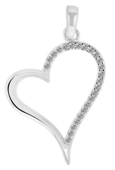 AKZENT Akzent dames hanger "Avia" aus 925 Sterlingzilver, gerhodineerd, duurzaam
