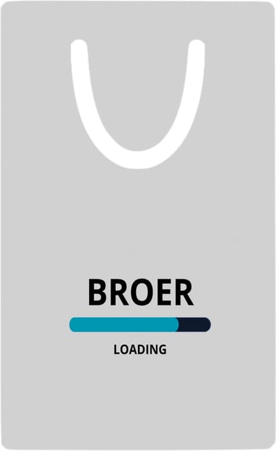 Hacebo® - broer loading metalen boekenlegger - Broer - ochtendkoffie laden - verjaardagscadeau - verjaardag - cadeau - cadeautje voor broer - broer artikelen - kado - geschenk - gift Bladwijzer boekenleggers - 7.6 cm x 5cm