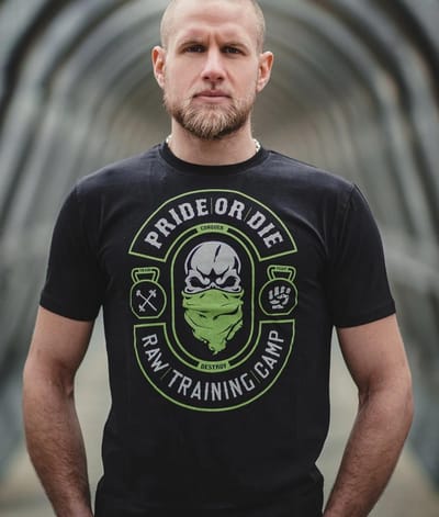 Pride or Die T Shirt Raw Training Camp V2 Zwart - L