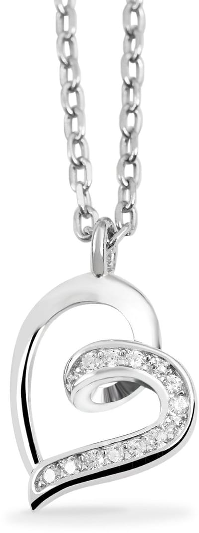 AKZENT Akzent damesketting met hanger "Silly" aus 925 Sterlingzilver, gerhodineerd, duurzaam