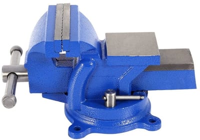 Dailygoody - Heavy-duty Vise - 360 graden draaibaar - perfect voor werkplaatsen - 4 inch - microtanden voor betere grip - veelzijdig gebruik - geschik...