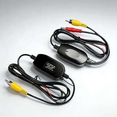 Draadloze Camera Adapter - Video Zender Ontvanger - Auto Achteruitrijden - 12V Compatibel - 136 x 2 x 1 cm