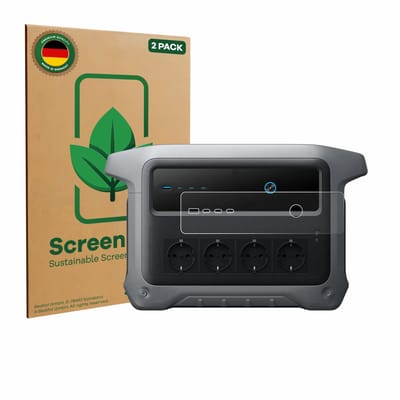 2 Stuks Screenprotector voor Anker SOLIX C1000 Gen 2 - Hoogwaardige Beschermfolie transparant