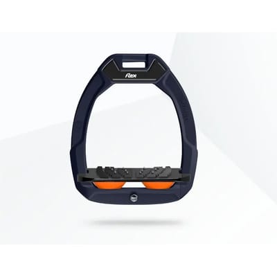 Veiligheidsijzers voor paardrijden Inclinatie Ultra Grip Rood/Zwart/Oranje Flex-On Safe-On