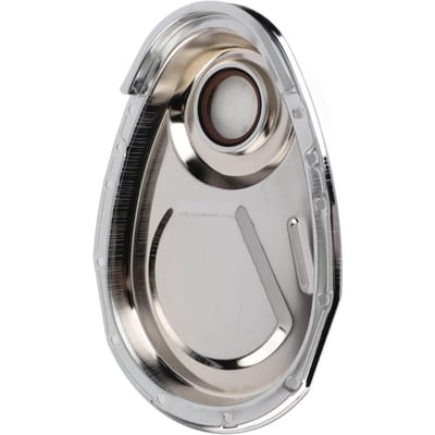 Distributiekettingdeksel Zilver Gepolijst Motor Timing Pakking Afdichting Bouten Kit Vervanging voor SBC 283 327 305 350 383 400 white