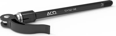 ACID Thru Axle voor fietskarren - Steekas - Kinderaanhangwagen - Compatibel - Geschikt voor fietsen met een inbouwmaat van 142 en 148 mm - Zwart
