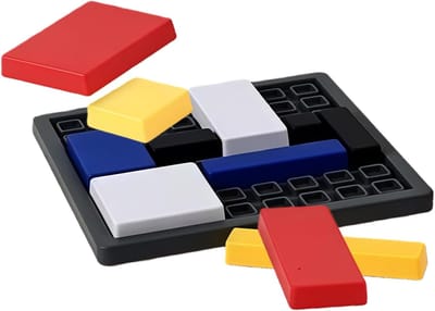 Logisch Puzzelspel - Intelligentie Speelgoed - Ruimtelijk Denken Trainen - 88 Uitdagingen - 14 x 14 cm - Uniek