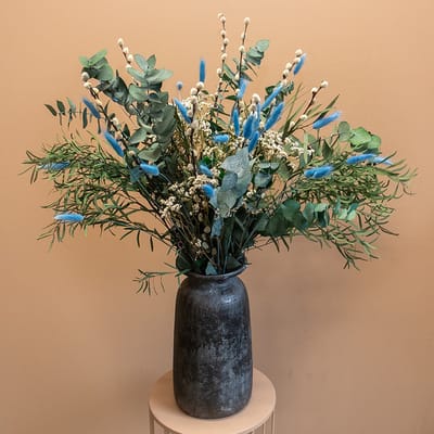 Droogbloemen - boeket - Ida - 70 cm - Bladboeket - Eucalyptus - Droogboeket