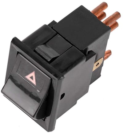 Dailygoody - Lamp Switch - Gevarenlamp - Perfecte pasvorm - Zwart - Voor Land Rover Defender - YUF101490 - Geschikt voor Defender 90 110