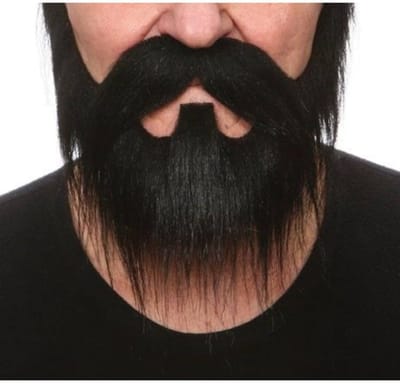 Luxe Zwarte Houthakker Baard