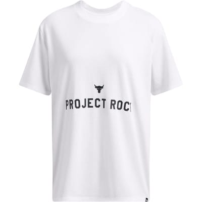 Under Armour Dames/Dames Project Rock T-Shirt (Wit)