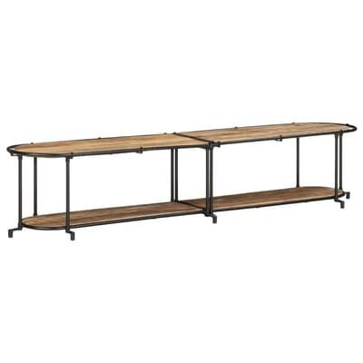 vidaXL - Tv-meubel - 200x42x40 - cm - massief - ruw - mangohout