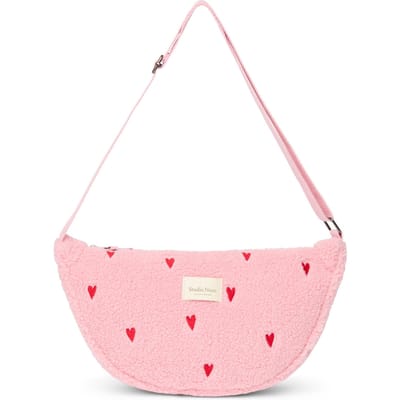 Studio Noos Teddy Adult Fanny Pack tas light pink hearts