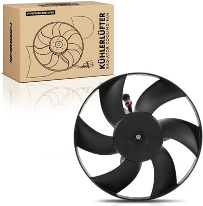 Frankberg 1x Motorradiateur Enkele ventilator