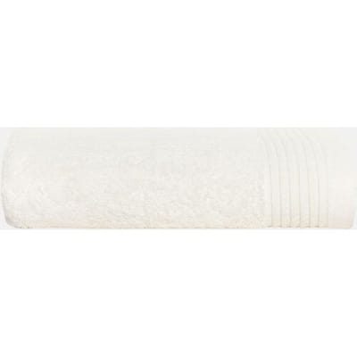 The One Towelling Deluxe handdoek - 60 x 110 cm - Badlaken - Hoge vochtopname - Met ophanglus - 550 gr/m² - 100% Gekamd katoen - Ivoor Crème
