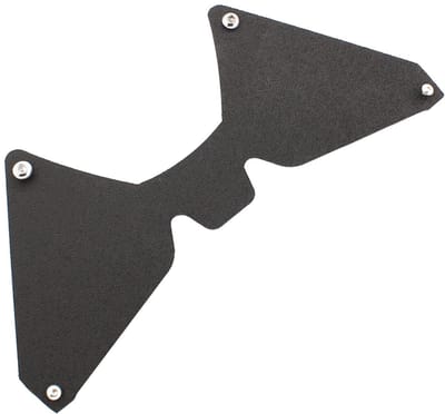 Dailygoods- Vorkshield Winddeflector - Slagvast ABS-kunststof - Voor CRF1000L 2016-2019 - Comfortabele Rit - Eenvoudig te Installeren - Zwart