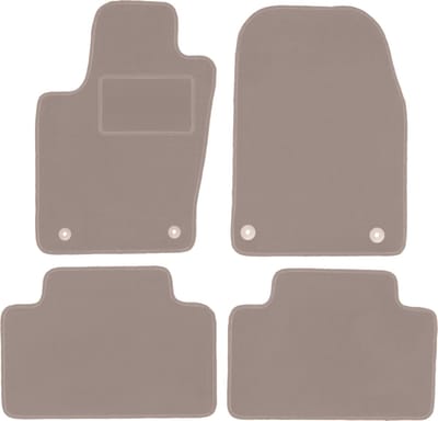 Beige velours vloermatten voor: Dodge Durango III FL SUV (2013-2020)