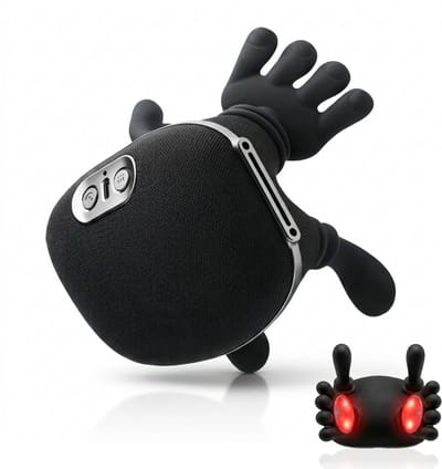 Dsource Nekmassage Apparaat - Draadloos Massagekussen Nek - Verwarmde Massagehand - Rugmassage Apparaten - Massageapparaten Rug - Schouder Massage - Shiatsu Massageapparaat - Nekkussen - Massager - Massage - 180 Minuten Draadloos - 2000mAh Batterij