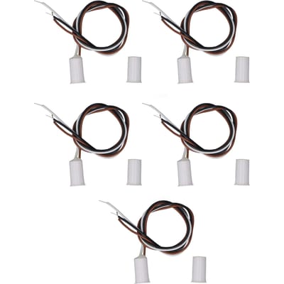 5 Sets Ingebouwde Magnetische Schakelaar DC100V 10W NO NC Deur Raam Reed Schakelaar voor Alarmsysteem Toegang white
