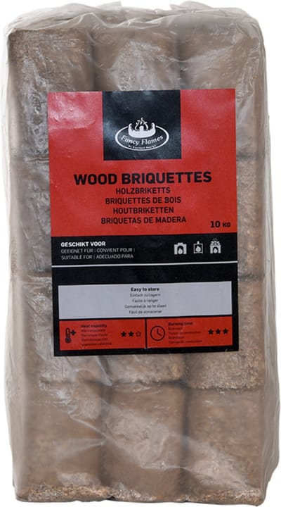 Houtbriketten - 5x - 10 kilo - kachel/openhaard - geperste briketten