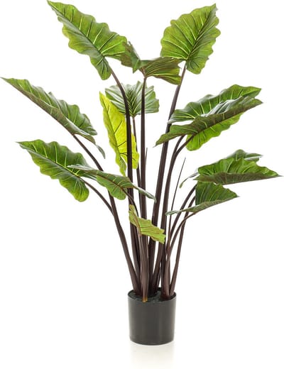 Emerald - Kunstplant Colocasia 130cm - Kunstplant voor binnen