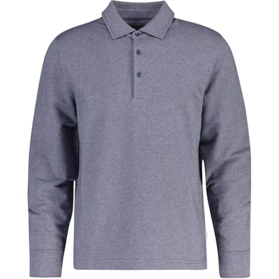 Polo met lange mouwen in twill Gant