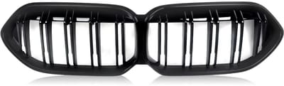 Voorbumper - Voor BMW F44 220i Gran Coupe 2020-2022 - Auto accessoires - Dubbele latten niergrille - Gloss Zwart