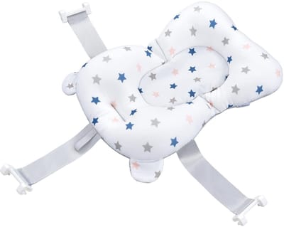 Dailygoods- Babybadkussen Ademend - Drijvend Kussen - Snelle Afvoer - Badaccessoire - Perfect voor Pasgeborenen - Uniek Patroon - Badkussen
