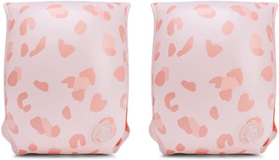 Swim Essentials - Zwembandjes - Panterprint - Zwemvleugels - 15-30 kg - 2-6 jaar - roze