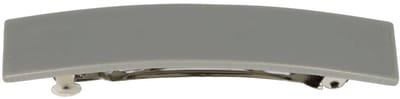 Haarsoires Haarspeld Patentspeld 8cm - Recht – Glans – Grijs - Haarspelden voor Dames - Haarklem - Haarclip - Haaraccessoires - Hair Clip - Decoratieve Haaraccessoire
